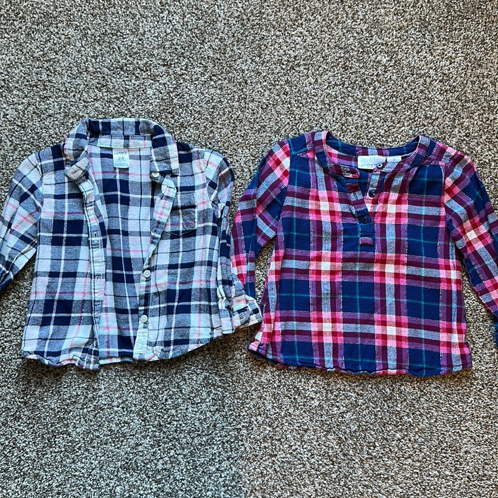 Toddler Flannel Tops